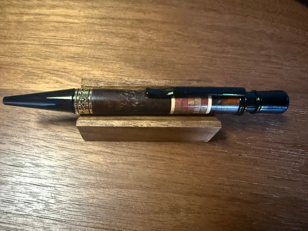 Handcrafted Desert Ironwood Segmented Ballpoint Pen