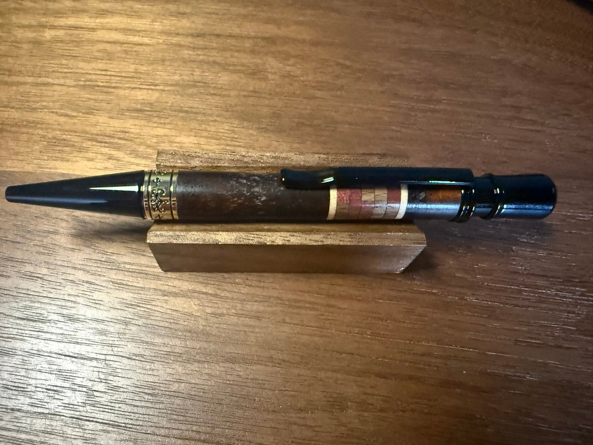 Handcrafted Desert Ironwood Segmented Ballpoint Pen