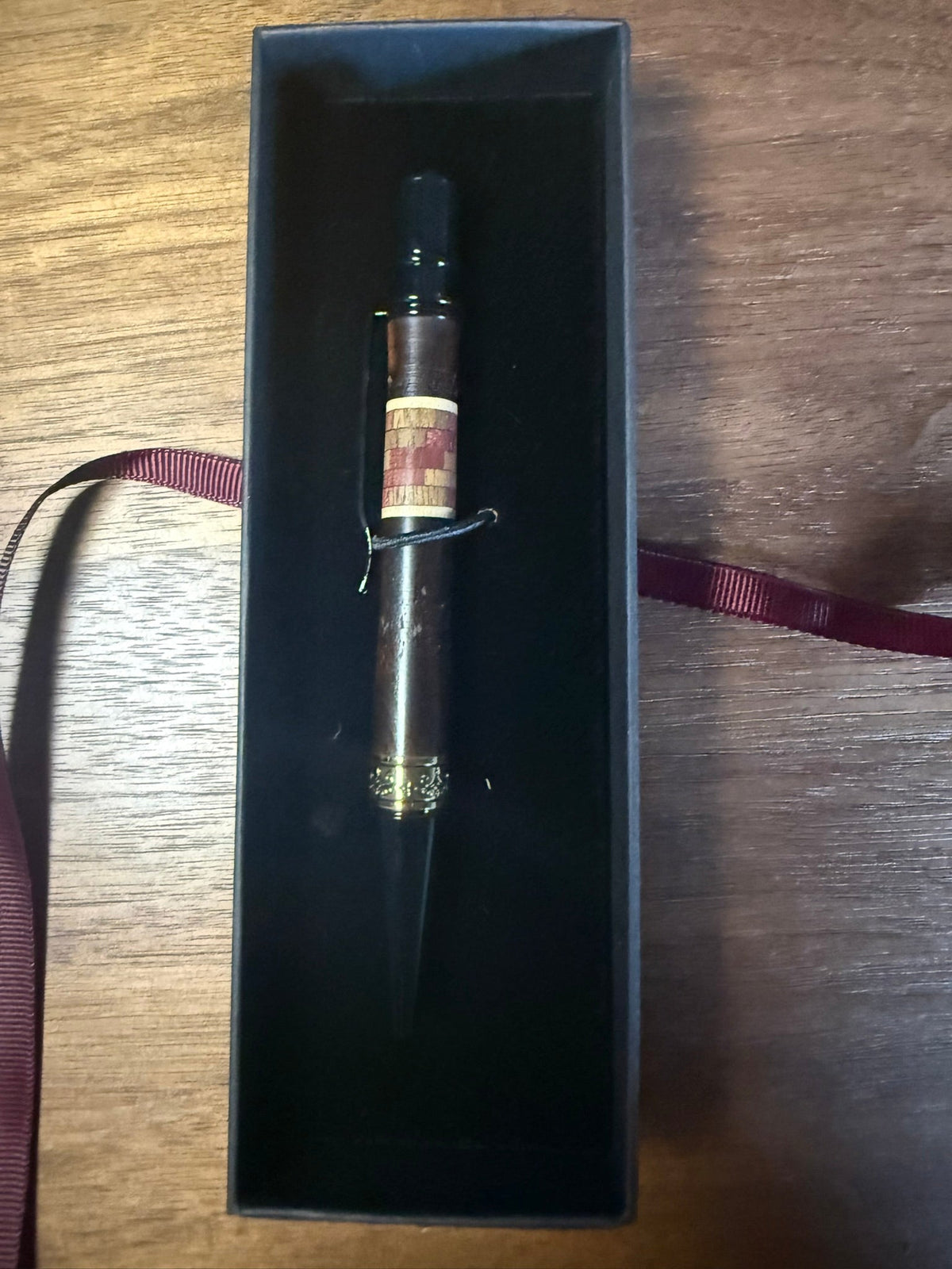 Handcrafted Desert Ironwood Segmented Ballpoint Pen