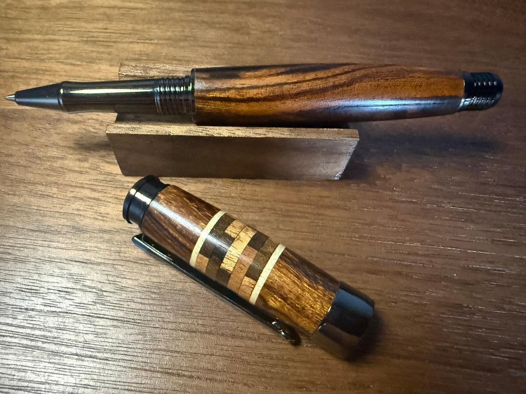 Handcrafted Desert Ironwood Segmented Rollerball Pen