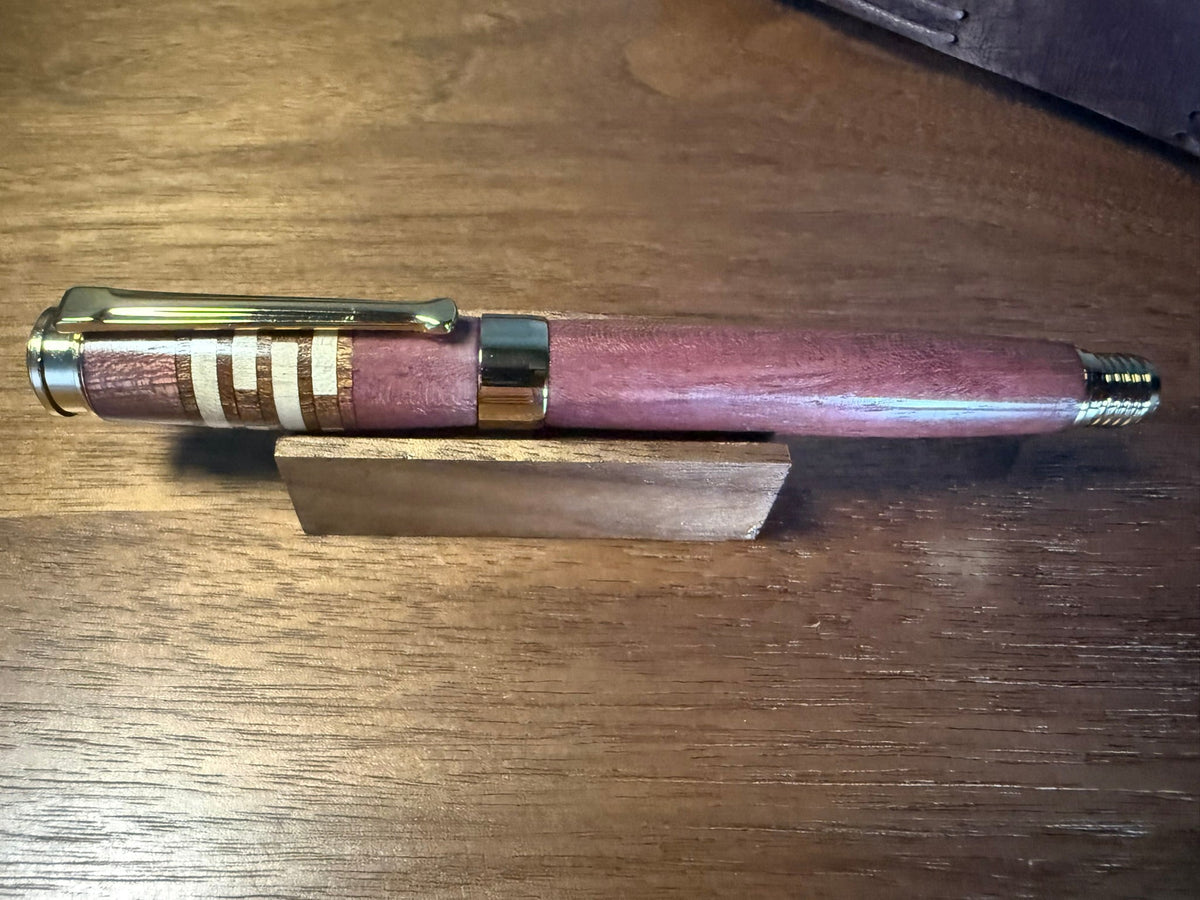 Handcrafted Purpleheart Fountain Pen